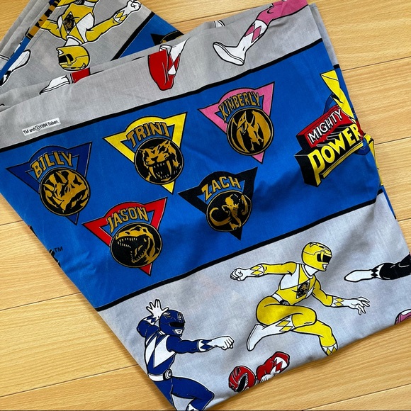 Power Ranger Bedding Vintage Mighty Morphin Power Rangers Twin Sheet Poshmark